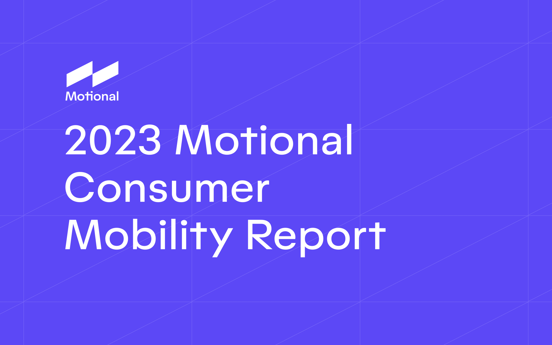 2023 Motional Consumer Mobility Report