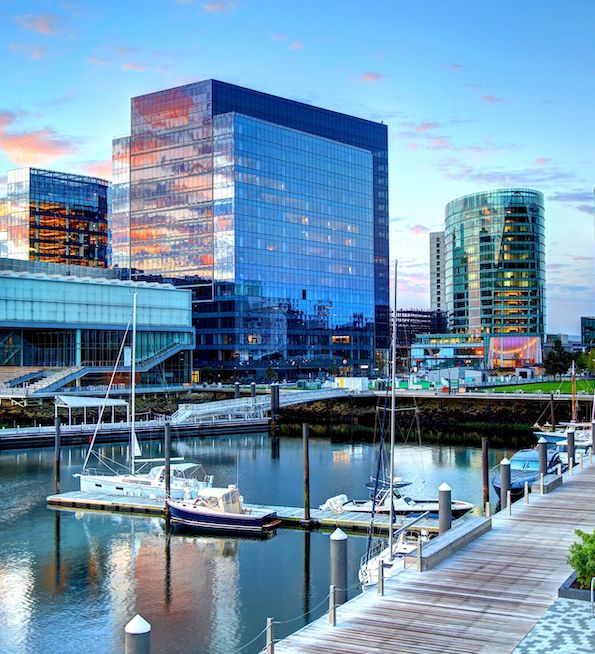 View of Motional office in Seaport in Boston, MA