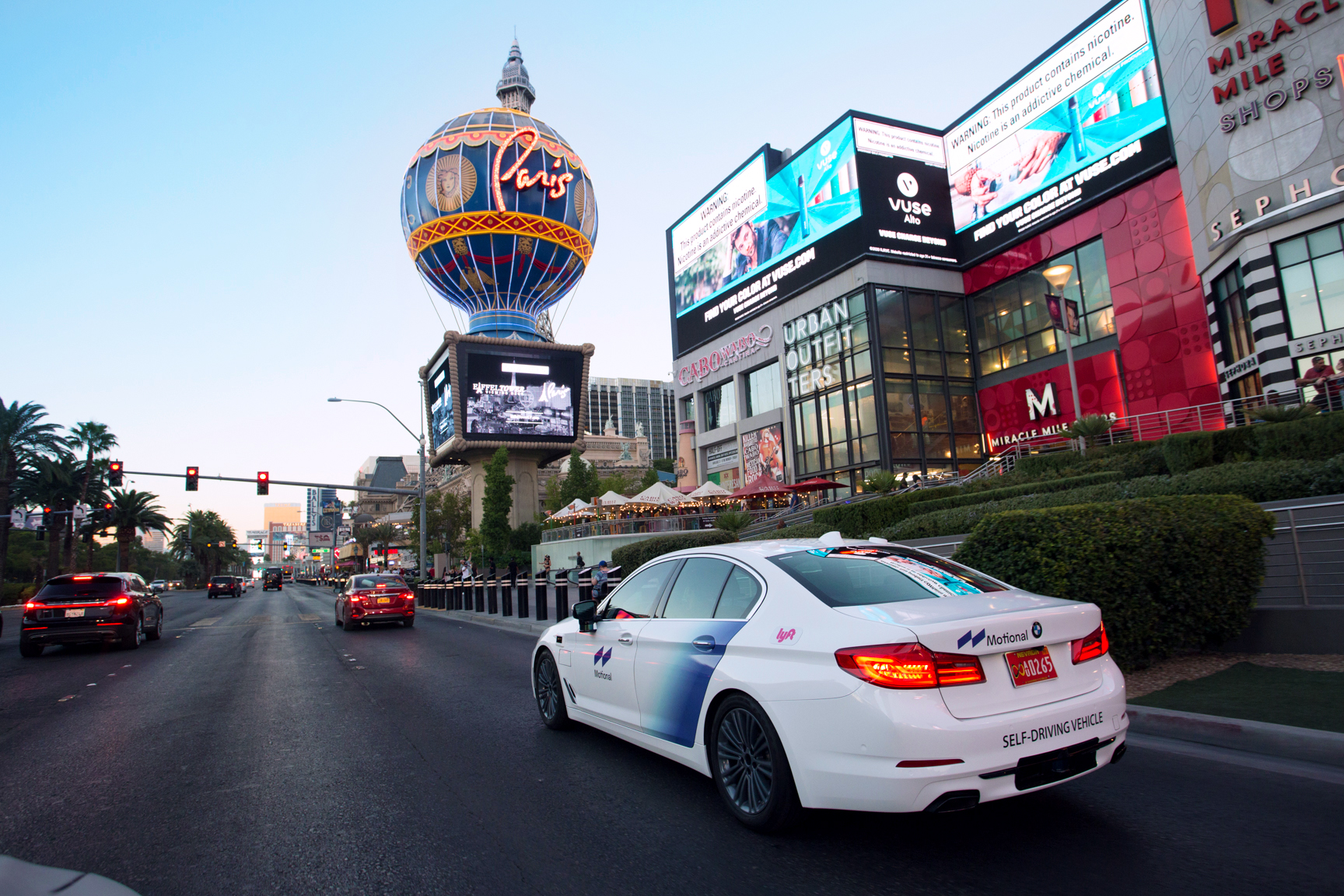 Lyft Car in Las Vegas