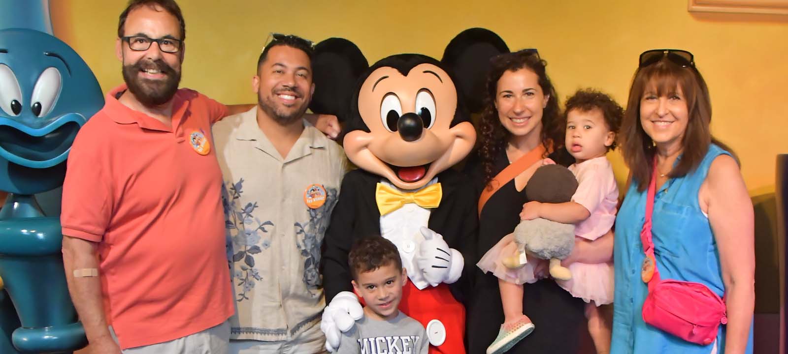 Julio in Disney with his Family