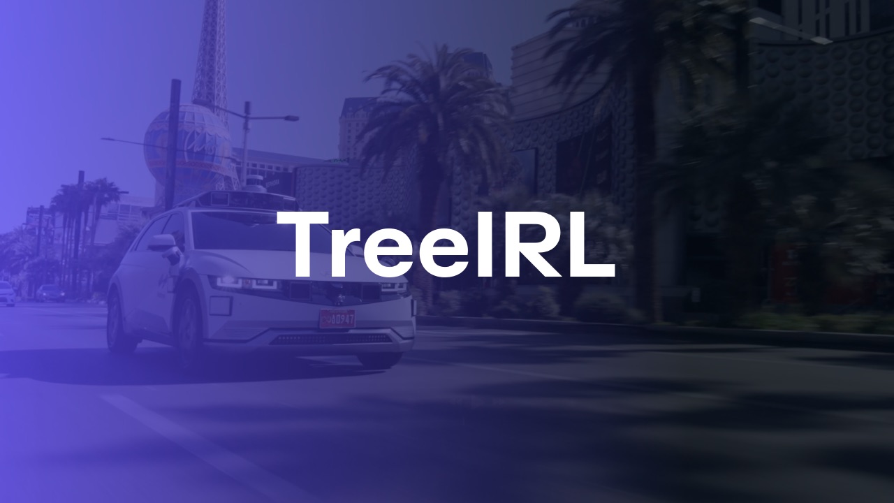 Purple gradient background with the word "TreeIRL"