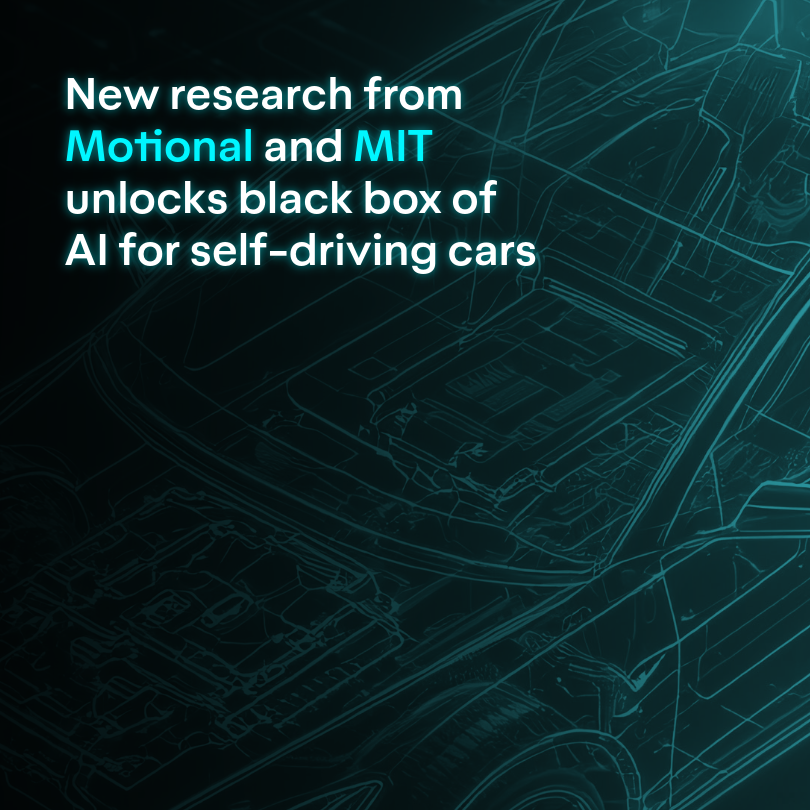 New research from Motional and MIT unlocks black box of AI for self-driving cars